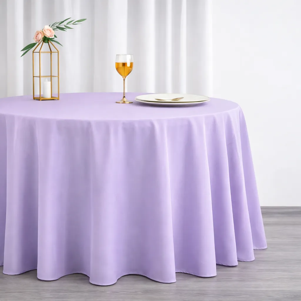 Premium Polyester - Lilac (120" Round)