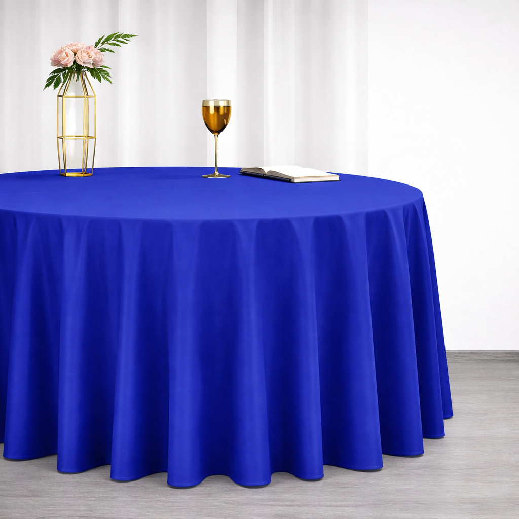 Premium Polyester - Royal Blue (120" Round)