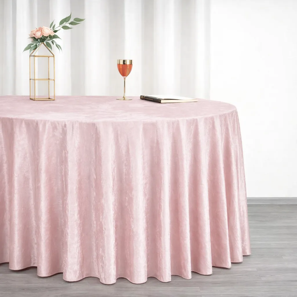 Velvet - Blush (120" Round)