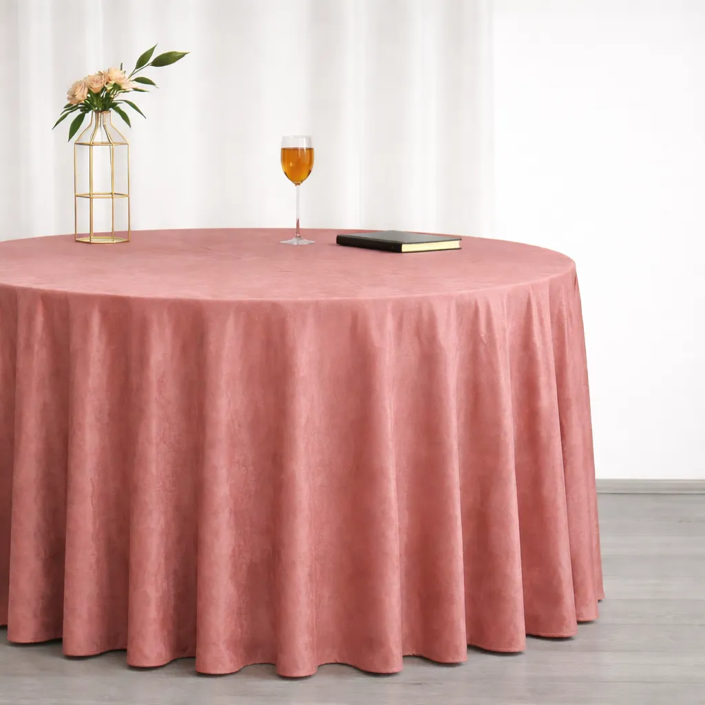 Velvet - Dusty Rose (120" Round)