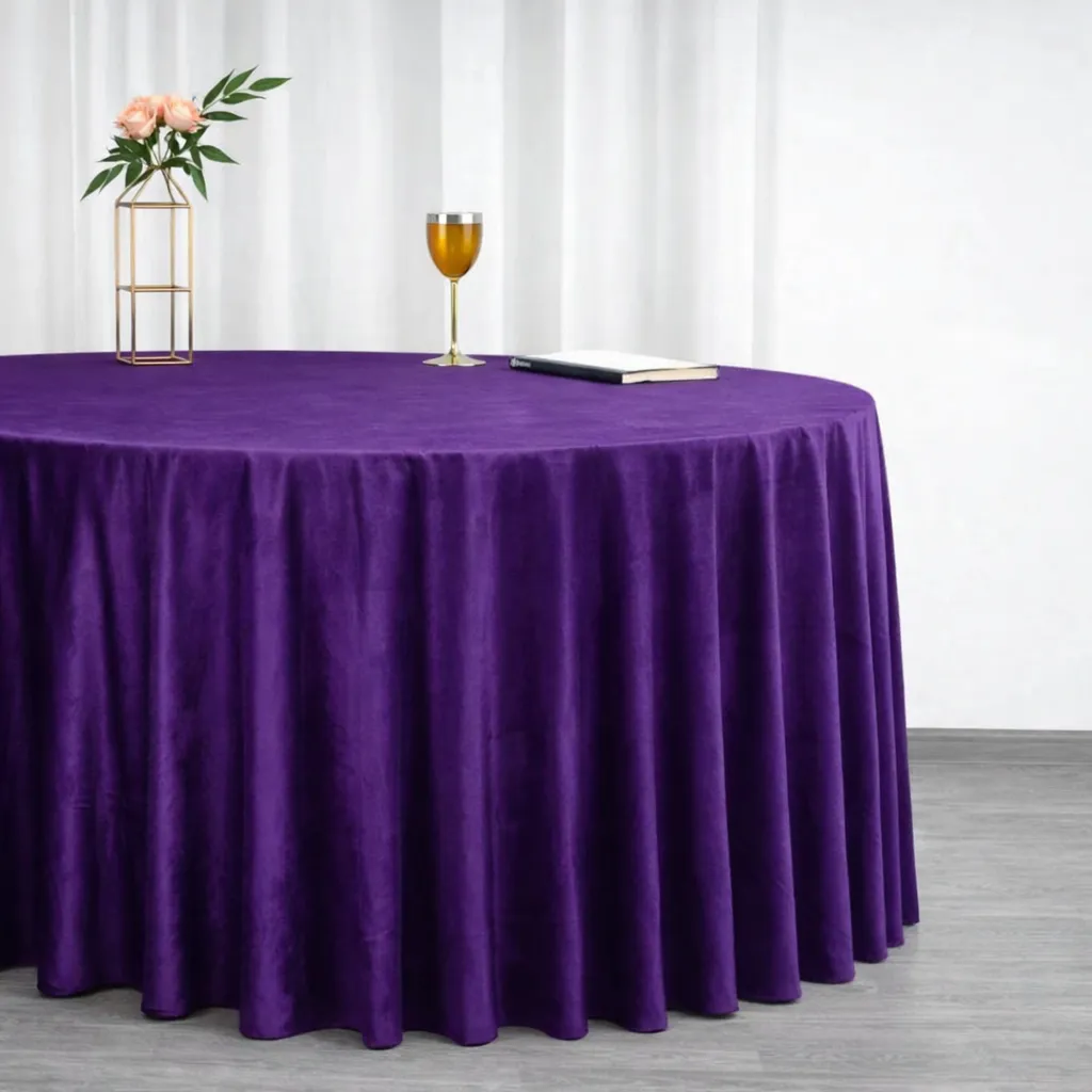 Velvet - Purple (120" Round)