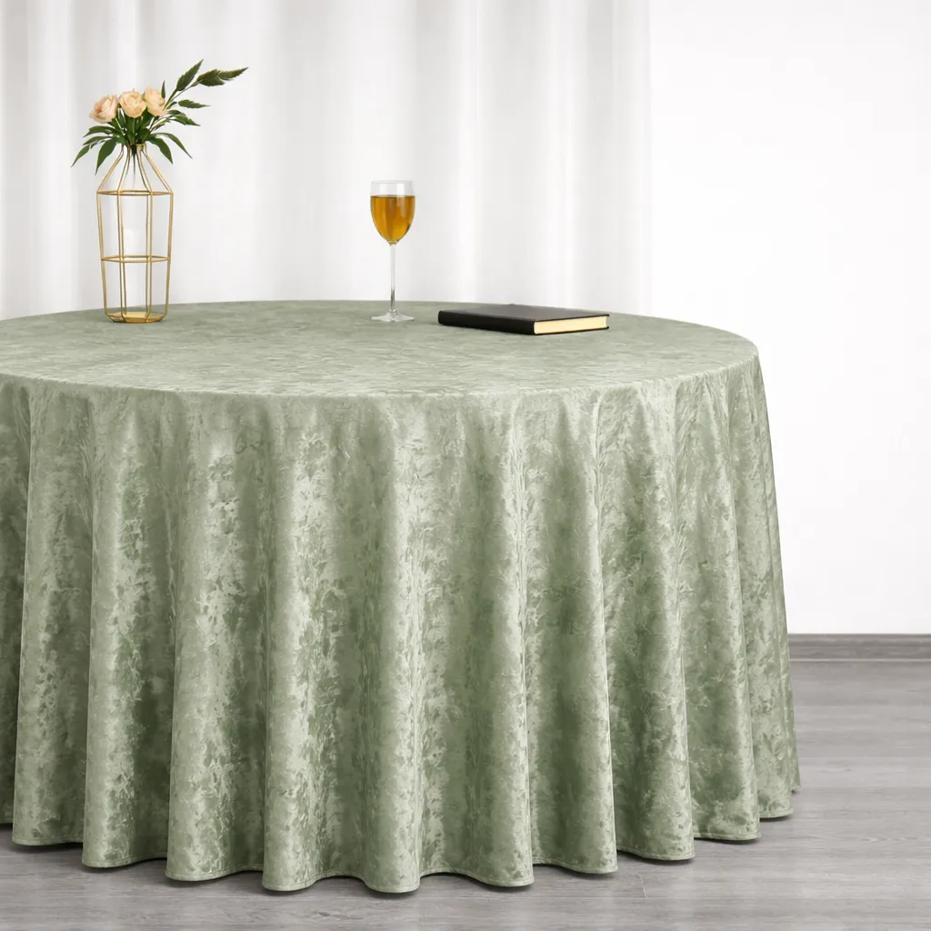 Velvet - Sage Green (120" Round)