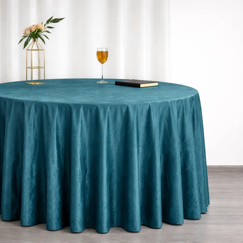 Velvet - Teal (120" Round)