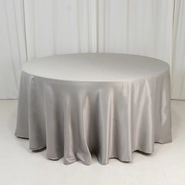 Matte Satin - Silver (120" Round)