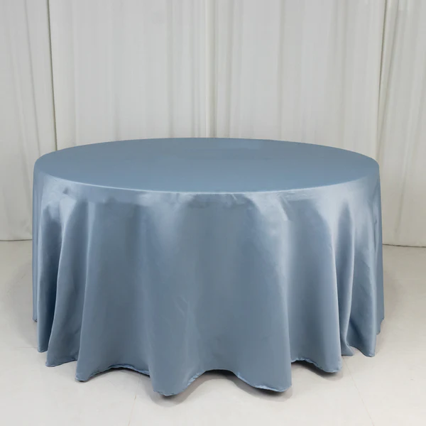 Matte Satin - Dusty Blue (120" Round)