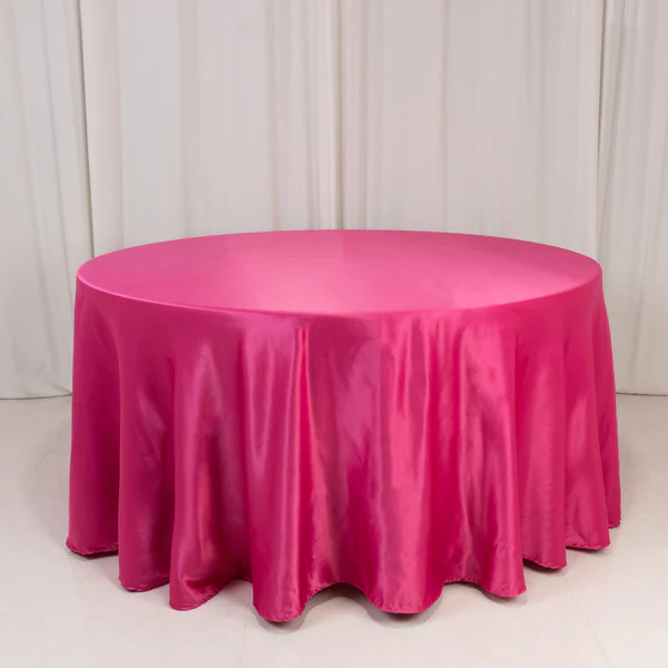 Matte Satin - Fuchsia (120" Round)