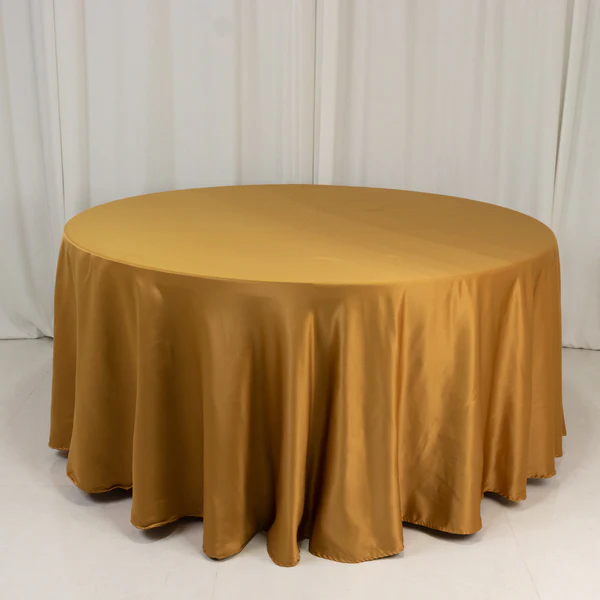 Matte Satin - Gold (120" Round)