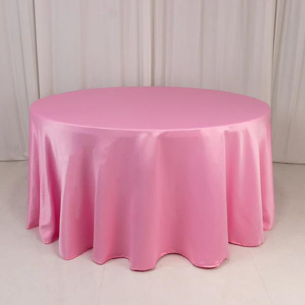 Matte Satin - Pink (120" Round)