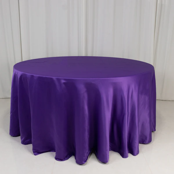 Matte Satin - Purple (120" Round)