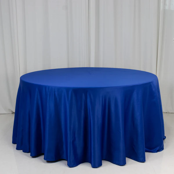 Matte Satin - Royal Blue (120" Round)