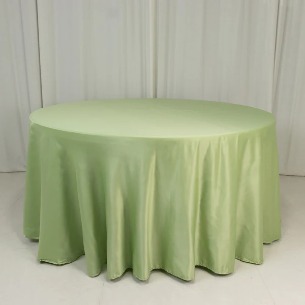Matte Satin - Sage Green (120" Round)