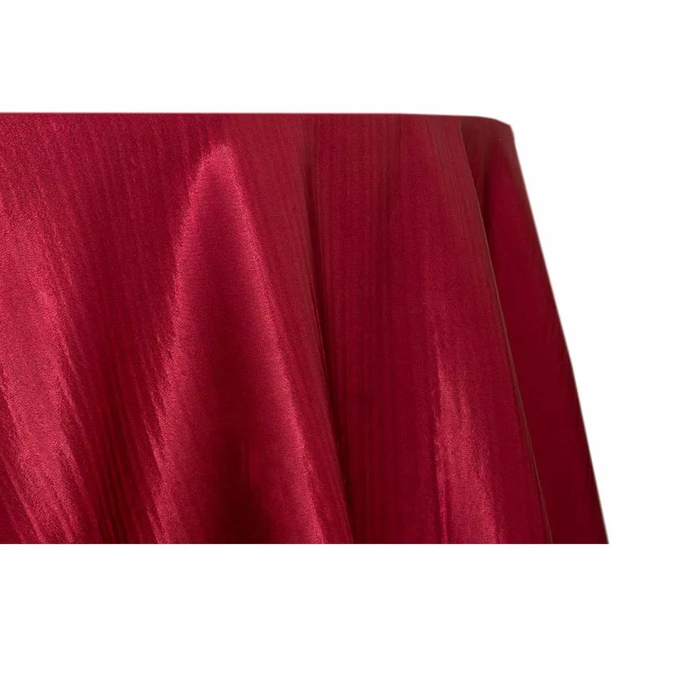Satin - Burgundy (120" Round)
