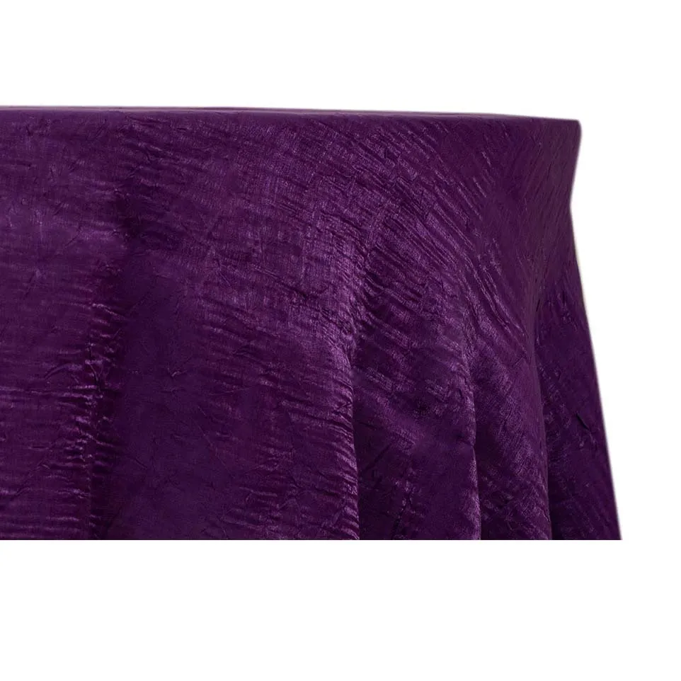 Specialty - Crushed Taffeta Purple (120" Round)
