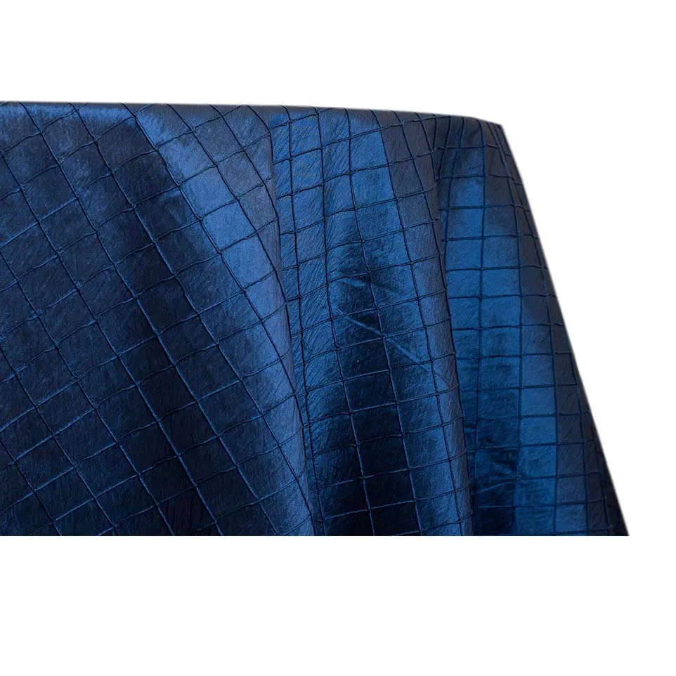 Pintuck - Royal Blue (120" Round)