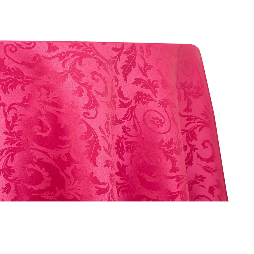 Premium Damask - Fuchsia (120" Round)