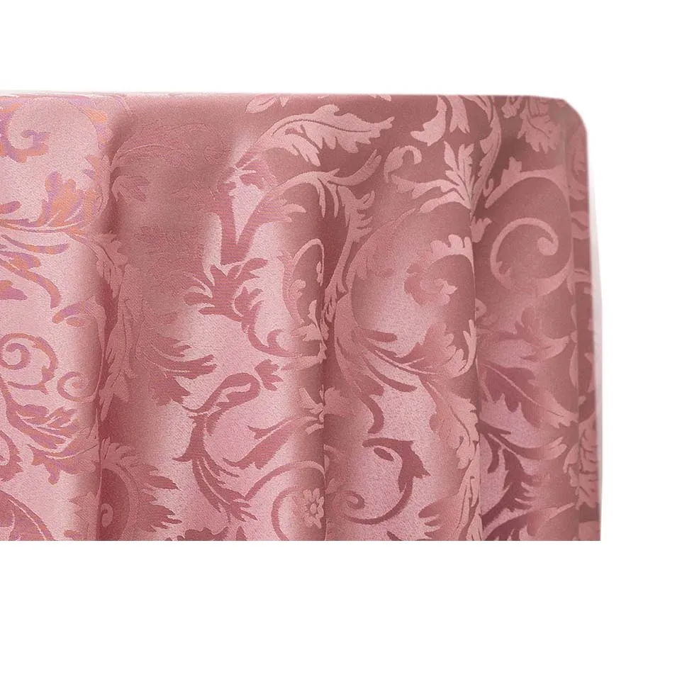 Premium Damask - Light Pink (120" Round)