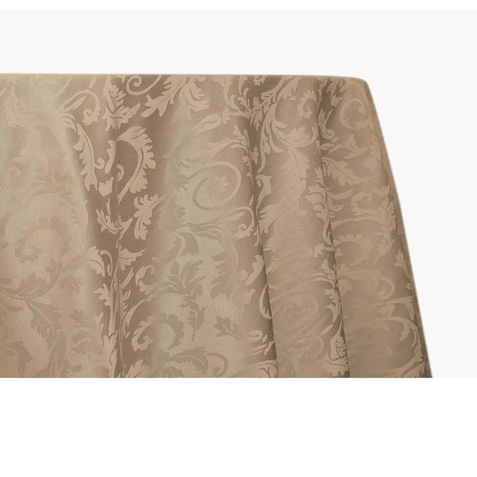 Premium Damask - Champagne (120" Round)