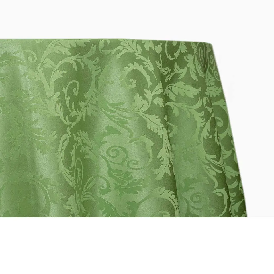 Premium Damask - Seafoam (120" Round)