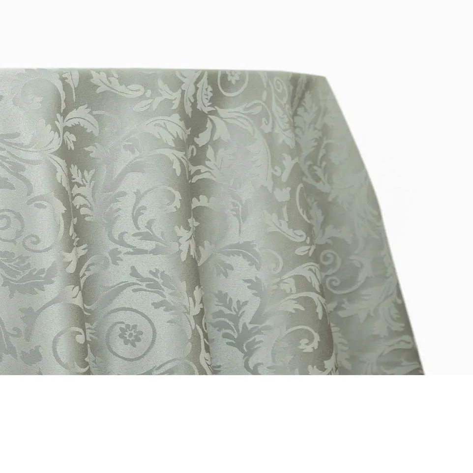 Premium Damask - Silver (120" Round)