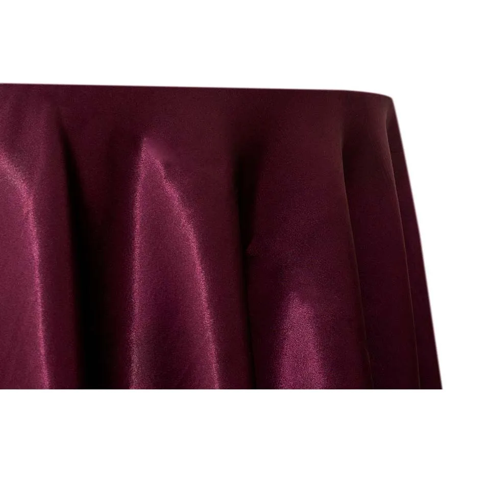 Satin - Plum Purple (120" Round)