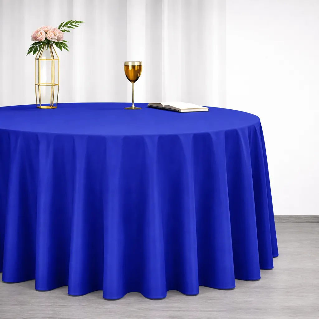 Basic Polyester - Royal Blue (120" Round)